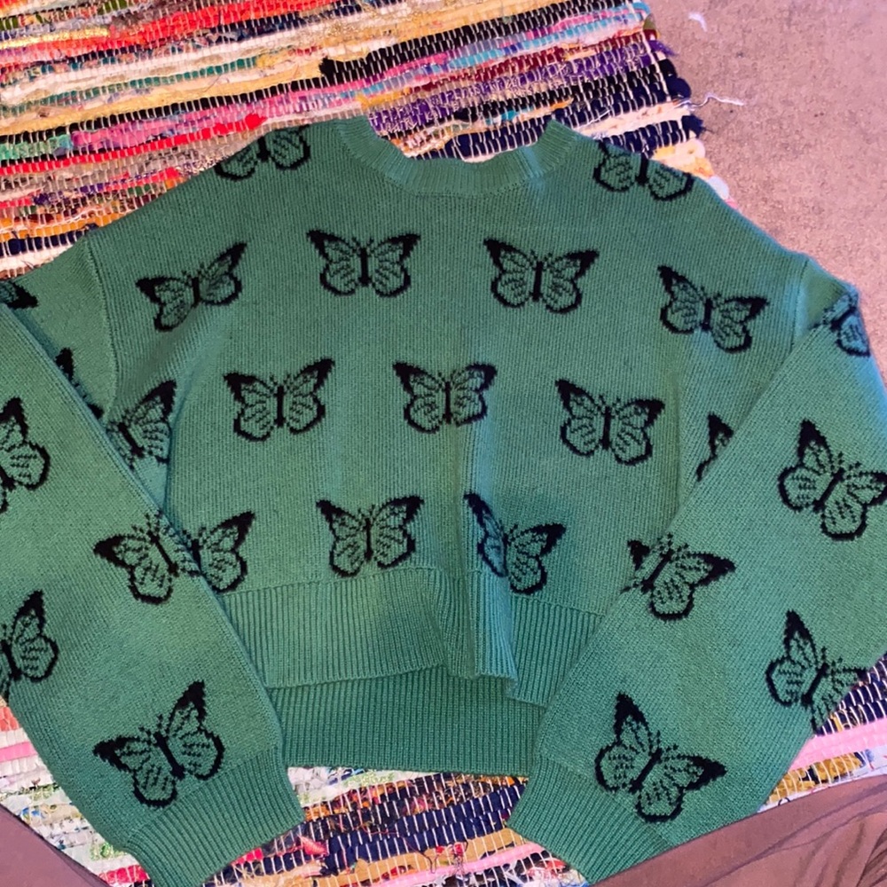 butterfly pacsun l.a. hearts sweater